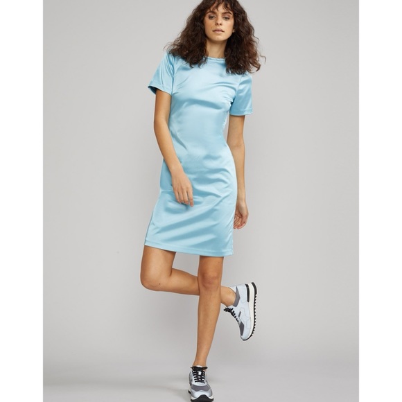 Cynthia Rowley Dresses & Skirts - CYNTHIA ROWLEY Lake Shore Stretch Satin Dress 8